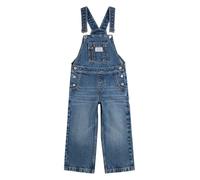 Jeanslatzhose LEVI'S KIDS "LVG BAGGY OVERALL", Mädchen, Gr. 14 (158), N-Gr, are we there yet, Denim/Jeans, Obermaterial: 97% Baumwolle, 2% Viskose, 1% Elasthan, bequem normal, Jeans, for GIRLS (425197