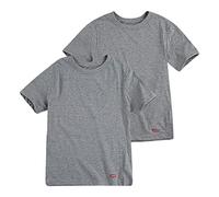 Levi´s ® Kids 2pk Kurzarm-t-shirt 7 Jahre Dark Grey Heather