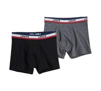 Levi's Kids Jungen Sportswear Logo 9l0130 Pack of 2 Boxershorts Briefs, Schwarz, 12 Jahre EU