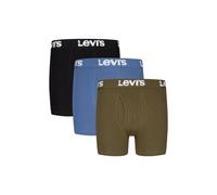 Levi's Kids LHB Levis 3PK Boxer Brief 9L0311 Unterwäsche, Schwarz, S Jungen