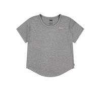 T-Shirt LEVI'S KIDS "LVG NEW FAVORITE TEE", Mädchen, Gr. 14 (158), dunkelgrau heather, Single Jersey, Obermaterial: 95% Viskose, 5% Elasthan, meliert, hüftbedeckend, Rundhals, Shirts T-Shirt, in melie