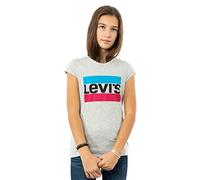 Levi's Kidswear T-Shirt mit Logo-Druck Grau Größe 158 Mädchen
