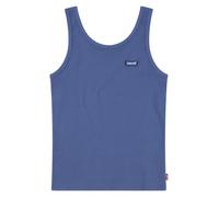 Ripptanktop LEVI'S KIDS "LVG MEET AND GREET RIBBED TANK", Mädchen, Gr. 16 (164), blau (true navy), Obermaterial: 95% Baumwolle, 5% Elasthan, casual, Rundhals, ohne Ärmel, Tops, for GIRLS (30191157-16)