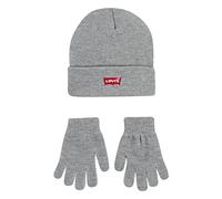Levi's Kids 2tlg. Set: Mütze und Handschuhe in Grau - 50% | Kindermuetzen