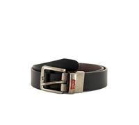 Levi's Kids Unisex Lan Vendbart læderbælte 9a6896 Belt, Schwarz, S EU