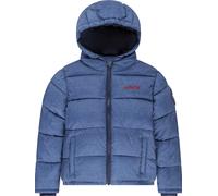 Steppjacke LEVI'S KIDS, Jungen, Gr. 12 (152), blau (marineblaus), Obermaterial: 100% Polyester, meliert, elastischer Bund, Jacken Steppjacke, Winterjacke for BOYS (87203936-12) marineblaus
