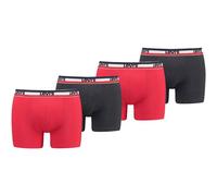 Levi's Herren Boxer Underwear, Red/Black, M
