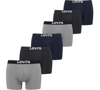 6PACK Herren Klassische Boxershorts Levis mehrfarbig (701224217 003) M