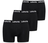 Levi's Boxershorts Repeat Logo - 3er-Pack Herren Schwarz 2XL (95% Baumwolle/5% Elasthan)