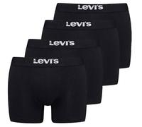 Levi's® Herren Boxer-Shorts, 4er Pack - Logo Boxer Brief, Cotton Stretch, mehrfarbig, XL Schwarz