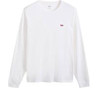 Levi's Herren Long-Sleeve Original Housemark Tee T-Shirt, Cotton + Patch White, XL