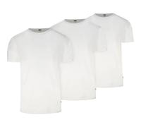 LEVIS Levi's Herren T-Shirts, 3er Pack - Solid Crew 3P, Rundhals, Cotton Stretch, ECOM (701241234) XL Weiß