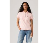 Poloshirt LEVI'S "LEVI'S HM POLO", Damen, Gr. M (38), rosa (rosa, weiß), Piqué, Obermaterial: 95% Baumwolle, 5% Elasthan, slim fit normal, ohne Ausschnitt, angesetztes Bündchen, Shirts, Piqué aus elas