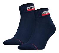 Levi's® Socken mit Stretch-Anteil im 2er-Pack in Marine, Größe 39-42