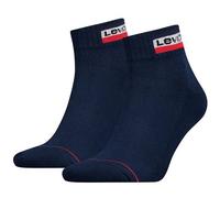 Levi's Unisex Quarter Socks, Navy, 43/46