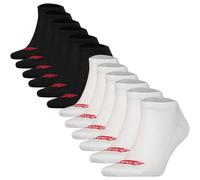LEVIS Levi's Unisex Sneakersocken, 12er Pack - Low Cut Batwing Logo, ECOM (TB_701226533-12P) 43-46 Weiß/Schwarz