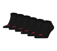 LEVIS Levi's Unisex Sneakersocken, 6er Pack - Low Cut Batwing Logo, ECOM (701226533) 43-46 Schwarz
