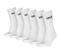 LEVIS Levi's Unisex Socken, 6er Pack - Regular Cut Orange Tab 6P ECOM, Baumwollmischung (701244581) 35-38 Weiß