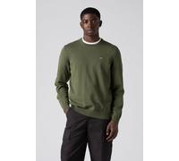 Rundhalspullover LEVI'S "LIGHTWEIGHT HM SWEATER", Herren, Gr. XXL, deep depths, Strick, Obermaterial: 100% Baumwolle, regular fit normal, Rundhals, angesetztes Bündchen, Pullover Rundhalspullover, Fei