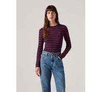 Levi's Rib Crew Sweater Parisienne Stripe Navy