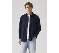 Langarmhemd LEVI'S "LOOSE BUTTON UP", Herren, Gr. L, N-Gr, navy blazer, Cord, Obermaterial: 100% Baumwolle, unifarben, regular fit normal, Hemden, aus Feincord, Baumwolle (34227352-L) navy blazer