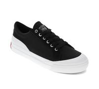 Levi's LS1 Herren-Sneaker, Canvas und Wildleder, Low-Top, Schwarz