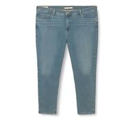 Skinny-fit-Jeans LEVI'S PLUS "311 PL SHAPING SKINNY *D", Damen, Gr. 20 (52), Länge 30, blau (liberty life), Denim/Jeans, Obermaterial: 85% Baumwolle, 7% Lyocell, 6% Elastomultiester, 2% Elasthan, skin