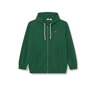 Kapuzensweatshirt LEVI'S PLUS, Herren, Gr. 3XL (68/70), eden, Frottee, Obermaterial: 100% Baumwolle, lässig geschnitten hüftbedeckend, eingesetzt Rippbündchen, Sweatshirts, mit dezentem Levi's Batwing