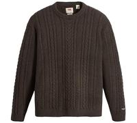 Levi's Men's Battery Crewneck Sweater, Raven, M