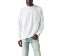 Levi's Men's LS Authentic PKT Tee Shirt, White +, XS