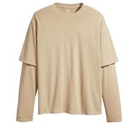 LEVIS Men's LS Twofer Greys, Garment DYE Feather, XL