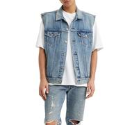 Levi's Men's Relaxed Trucker Denim, Kentucky Blue Vest, M