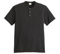 Levi's Men's SS HM Henley Shirt, Mineral Black, L