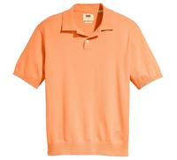 LEVIS Men's Sweater Knit Polo Neutrals, Peach Bloom, Small