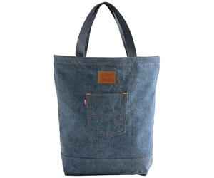 Levi's Men's The Back Pocket Tote Bag, Indigo MID WASH 8