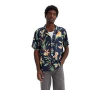 LEVIS Men's The Sunset Camp Shirt Multi-Color, Nepenthe FLORAL Navy, M