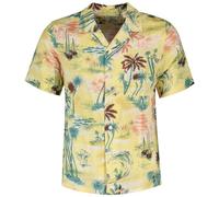 LEVIS Men's The Sunset Camp Shirt Multi-Color, TROPICALE Mood Yello, XL