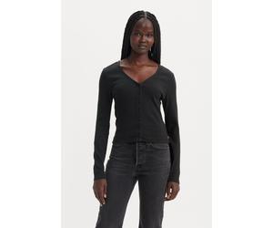 Levi's Muse Long-sleeve Tee Black Größe: M | Longsleeves Outlet | Damen | Schwarz