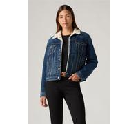 Jeansjacke LEVI'S "SHERPA TRUCKER" Gr. XS (34), blau (that new new) Damen Jacken Jeansjacken (49871841-XS)