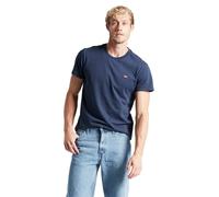 Levis Original Tee - blaues Basics Shirts aus Baumwolljersey S Regular Fit