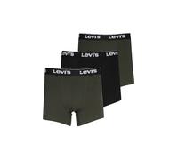Levi's Boxershorts 3er-Pack Uni Kaki Combo - Größe M Dunkelgrün M