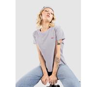 T-Shirt LEVI'S "PERFECT TEE", Damen, Gr. L (40), collegiate stripe he, Single Jersey, Obermaterial: 100% Baumwolle, figurbetont normal, Rundhals, Shirts T-Shirt, mit kleiner Logo-Stickerei (46679005-L