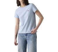 Levi's® T-Shirt mit Label-Stitching in Bleu, Größe XS