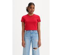 Levi's Perfect Tee Script Red Cotton Größe: XS | Hemden Outlet | Damen | Rot