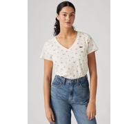 Levi's Perfect Vneck Lou Ditsy Floral_v4 Egret Cotton Größe: XS | Hemden Outlet | Damen