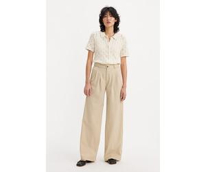 Levi's Pleated Wide-leg & Flared Jeans Pant Beige Größe: W25L30 | Ausgestellte Hosen Outlet | Damen | Braun