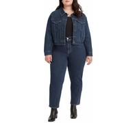 Levi's Plus Size Womens PL 501 Crop Jeans, Salsa Stonewash, 20
