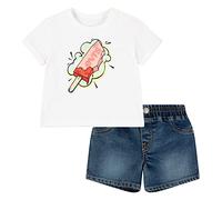 Levi´s ® Kids Popsicle Short Set Weiß 18 Months Junge (Herstellerartikelnummer: 6EH013-W1T-18M)