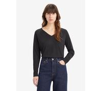 Levi's Petal Vneck Sweater Caviar Lightweight Größe: XS | Pullover Outlet | Damen
