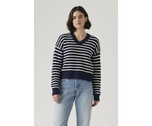 Levi's Reese V-neck Sweater Blue Größe: L | Strickpullover Outlet | Damen | Blau